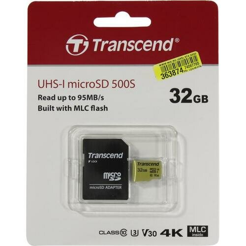 SD карта Transcend 500S TS32GUSD500S