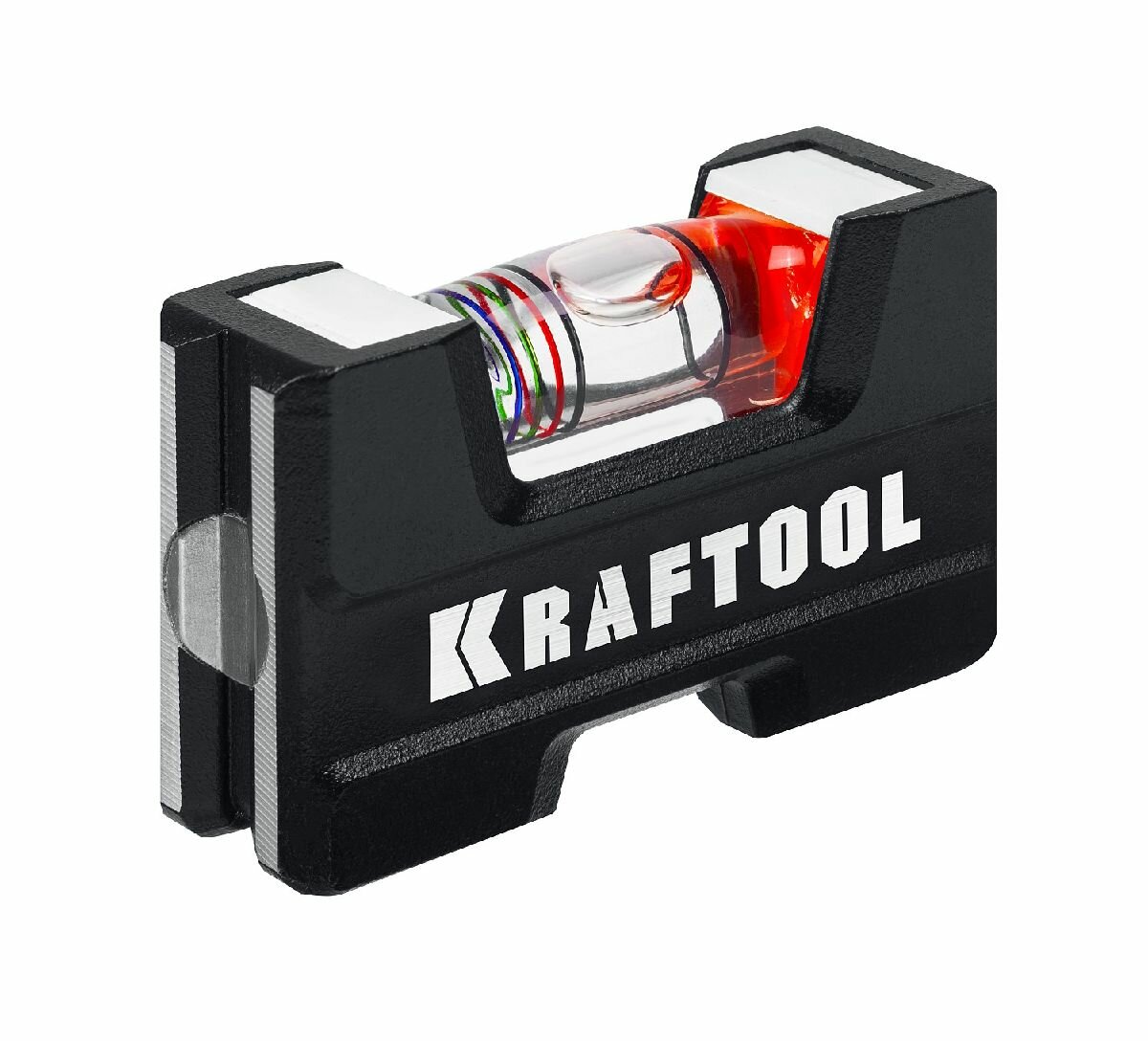 Компактный литой магнитный уровень Kraftool 76 мм 5-в-1 (34787)