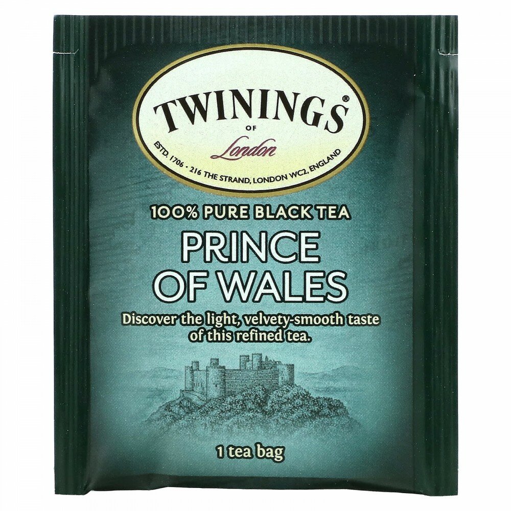 Twinings, Чай "Принц Уэльский", 20 пакетиков, 1.41 унций (40 г) - фотография № 3