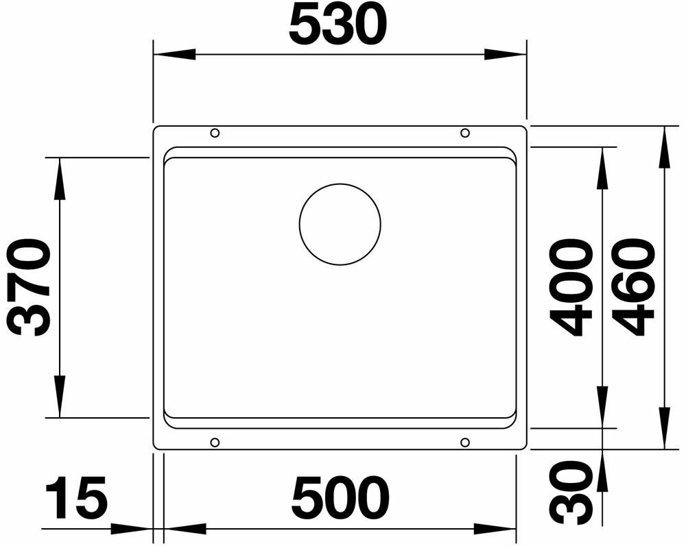 Кухонная мойка под столешницу BLANCO ETAGON 500-U - фотография № 13