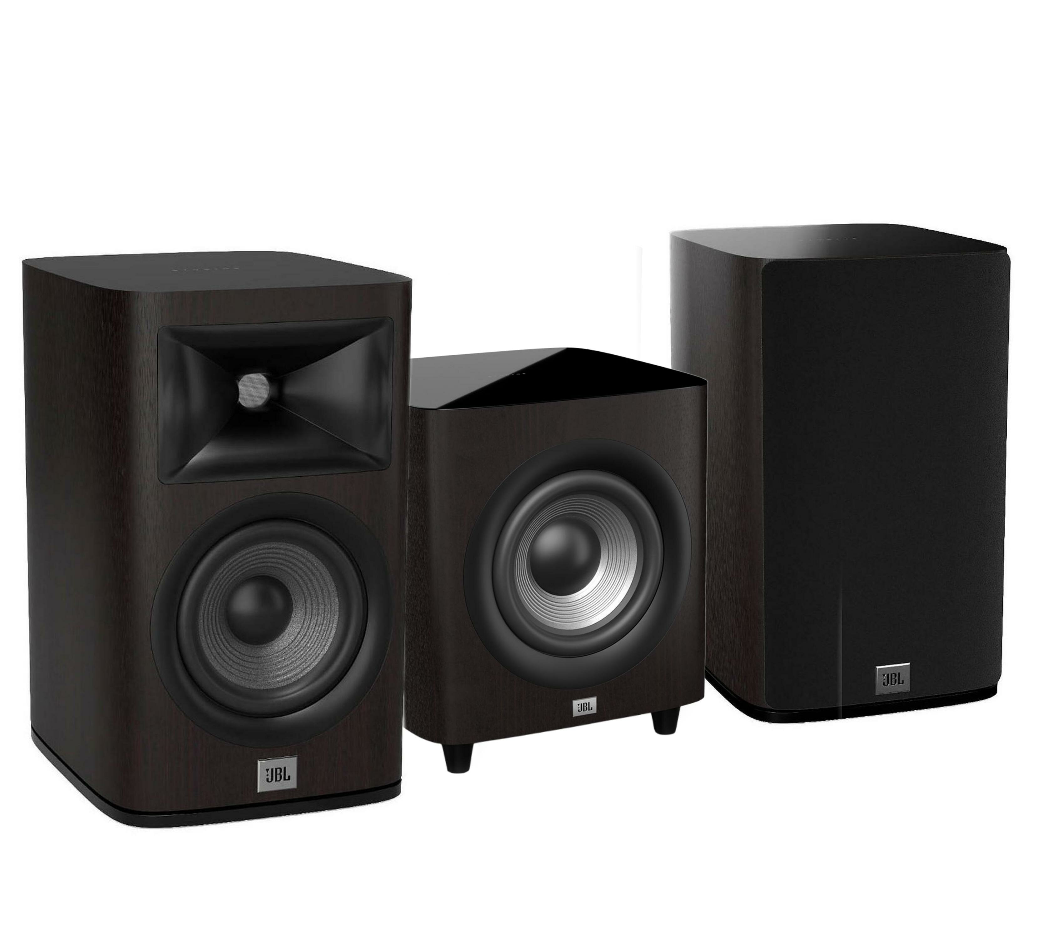 Комплекты акустики 2.1 JBL Studio 650P + Studio 630 Dark Walnut