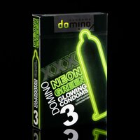 Презервативы Domino neon green, 3 шт.