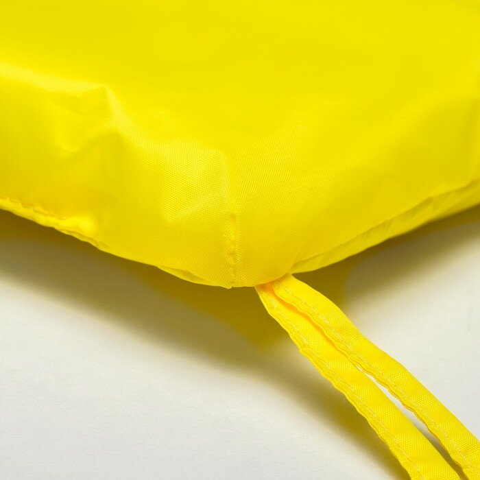 WOWPUFF Подушка-матрас водоотталкивающий, цвет жёлтый размер 195х63х3,5 см, оксфорд, полиэстер 100%, синтетическое волокно - фотография № 5