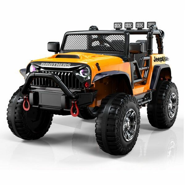 Электромобиль Barty Jeep Wrangler M999MP (цвет: оранжевый)