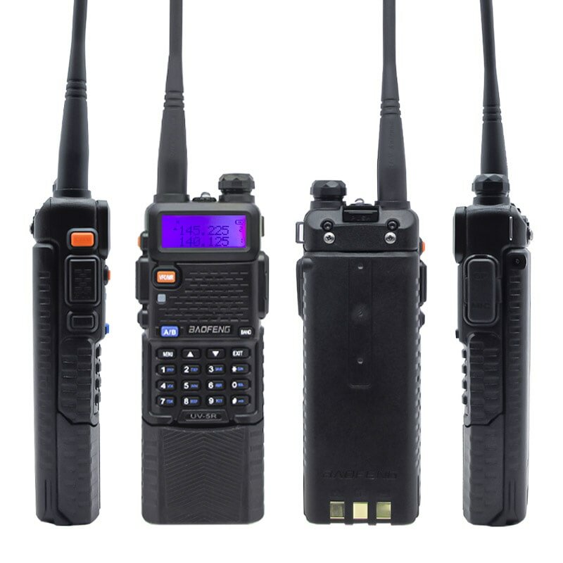 Рация Baofeng UV-5R с аккумулятором 3800 мАч Черный с батареей 3800mAh (Baofeng UV-5R)