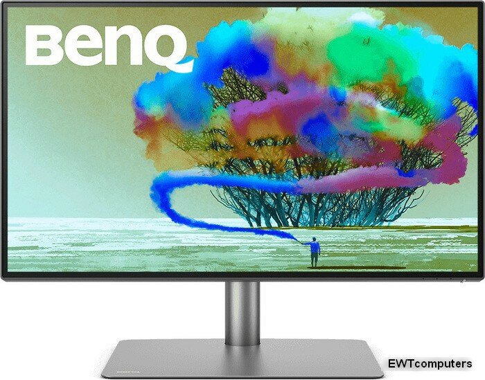 BENQ 27" PD2725U IPS LED 3840x2160 60Hz 5ms 16:9 400cd/m2 1200:1 12M:1 178/178 2*HDMI DP USB-B USB3.1 Thunderbolt 3 Speaker 2,5W*2 HAS Pivot Swivel Tilt Flicker-free Dark Gray