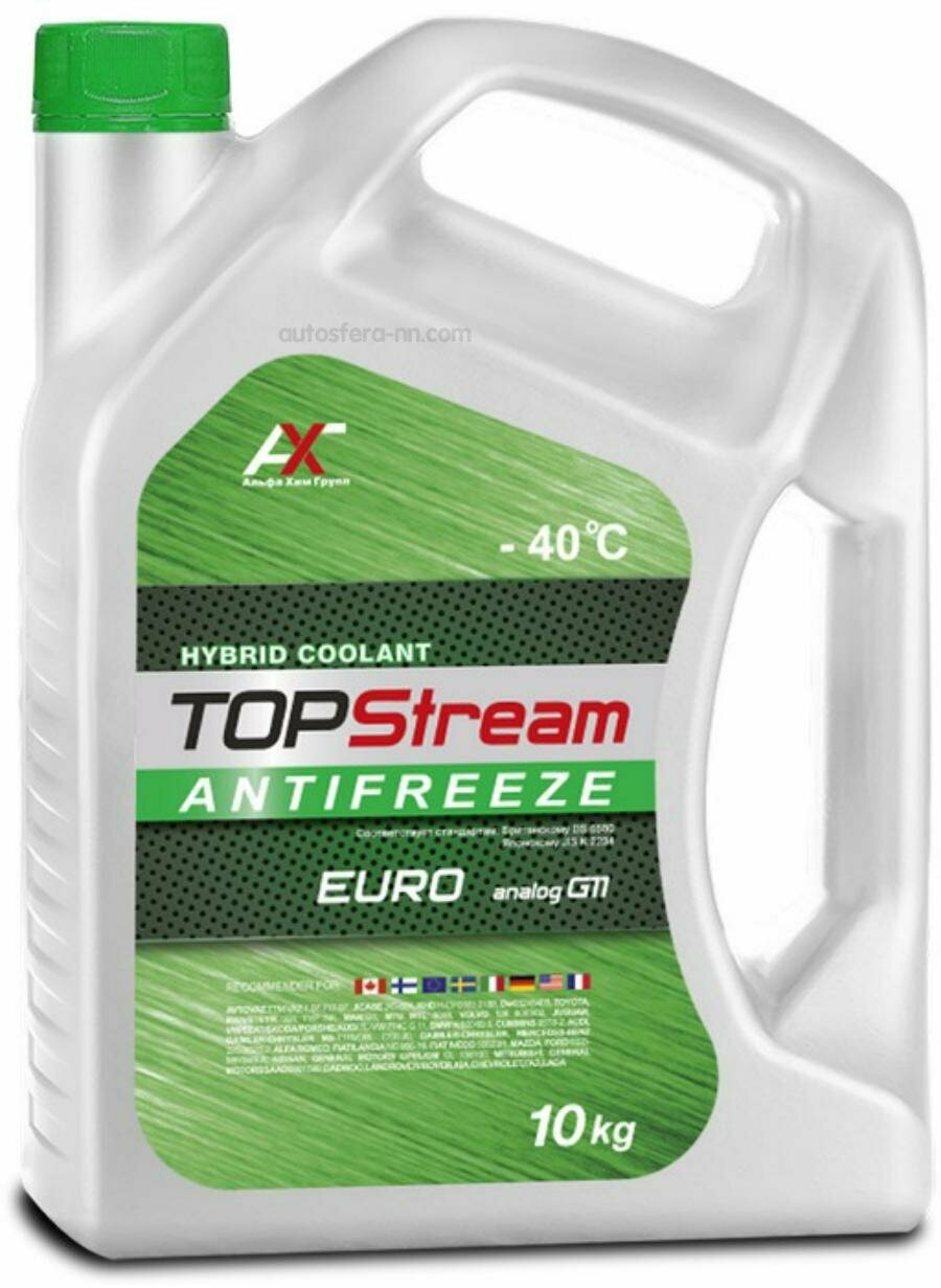 TOPSTREAM ATSE00010 Антифриз TOPStream EURO G11 10 л