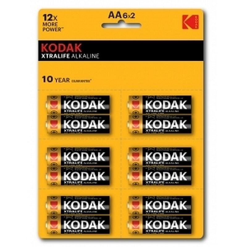 Батарейка Батарейки Kodak LR6-12BL XTRALIFE KAA-2x6 12шт/бл (30418462-RU1)