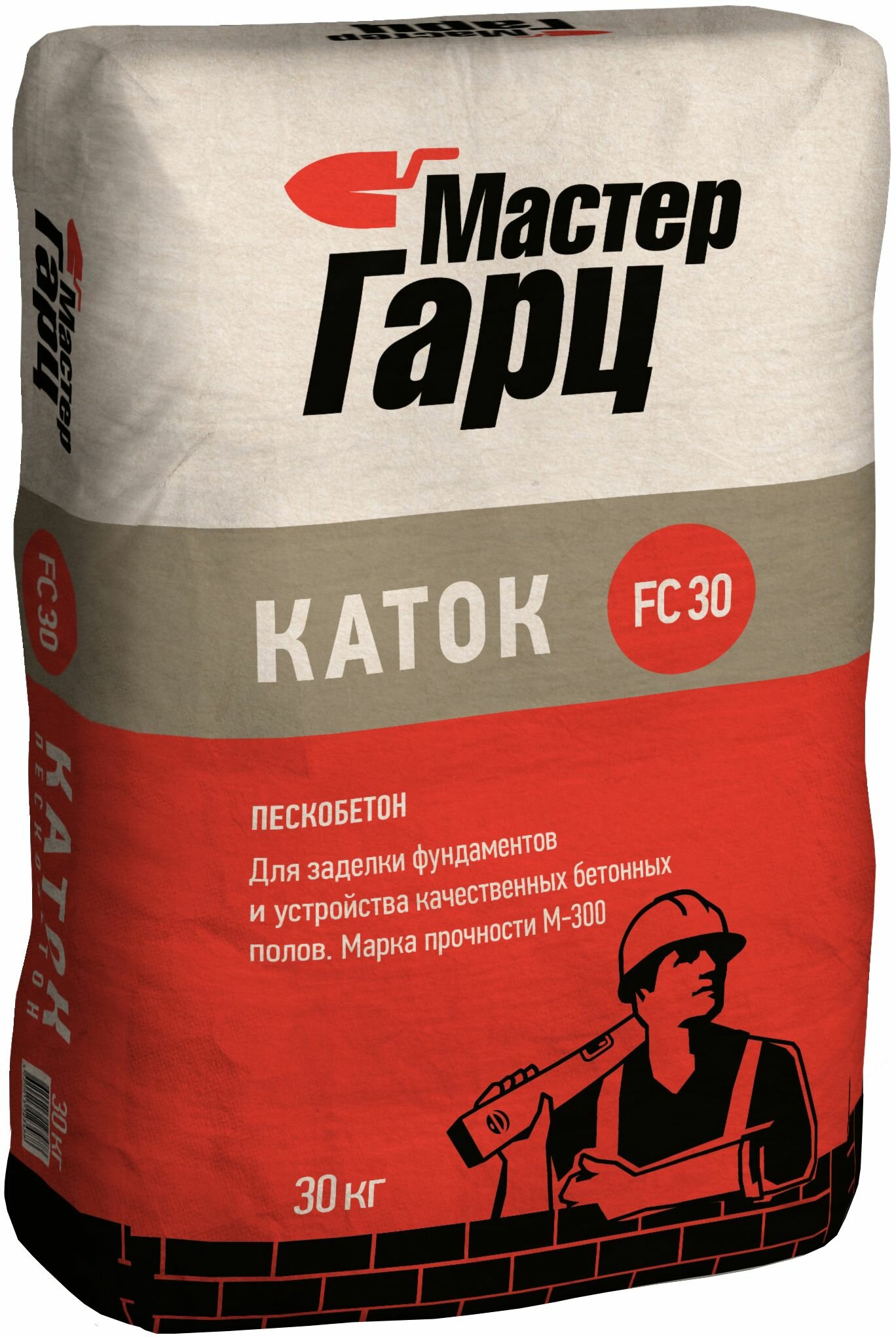 Пескобетон Мастер Гарц Каток FC30 М-300 30 кг