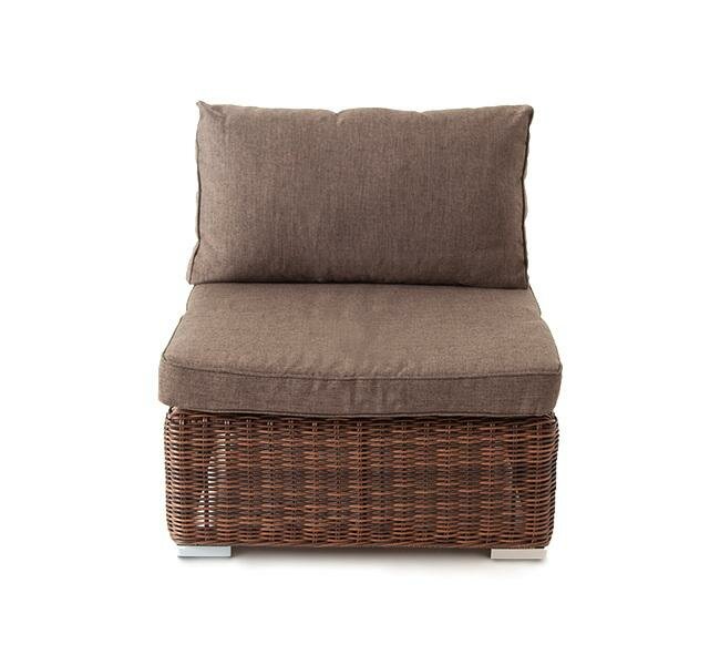 Модуль 4SIS "Лунго" модуль диванный прямой с подушками, цвет коричневый арт. YH-C1032W brown - фотография № 2