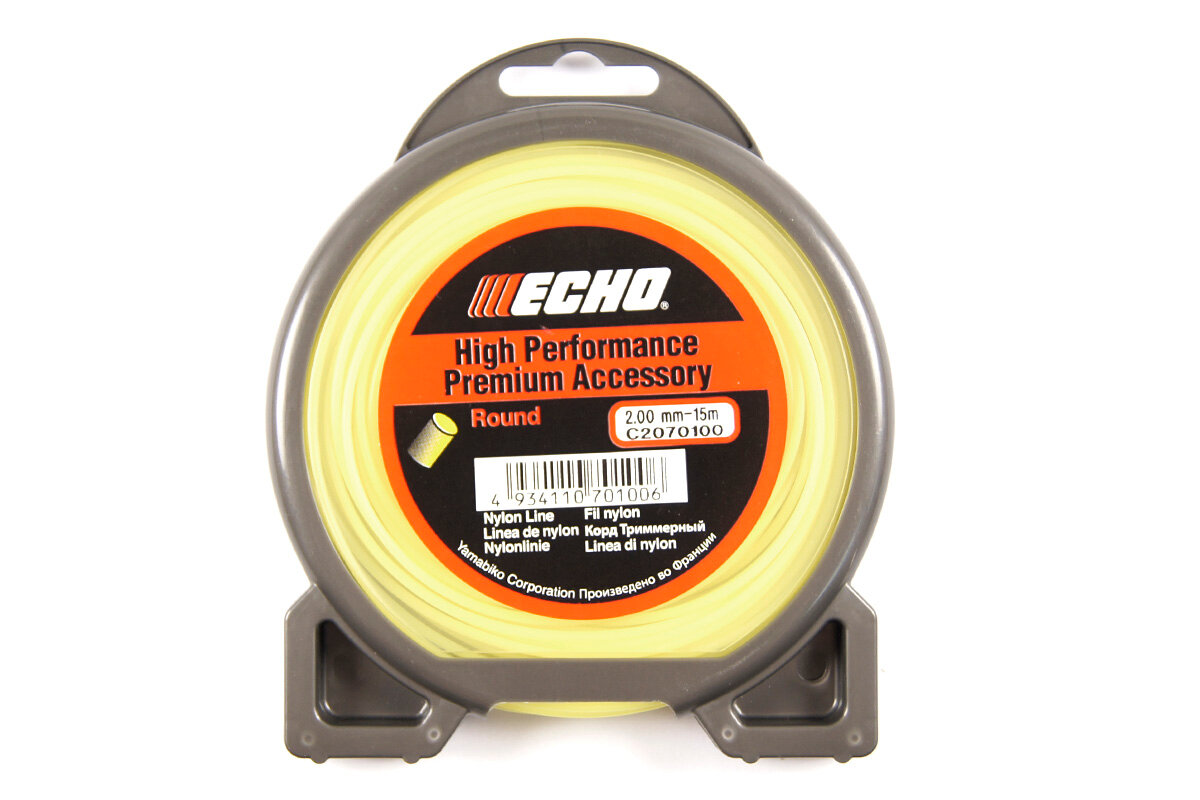 фото Леска для триммера 2,0мм*15м Round Line (круглая) ECHO для бензокосы MAXCUT MC 143 (20050542)