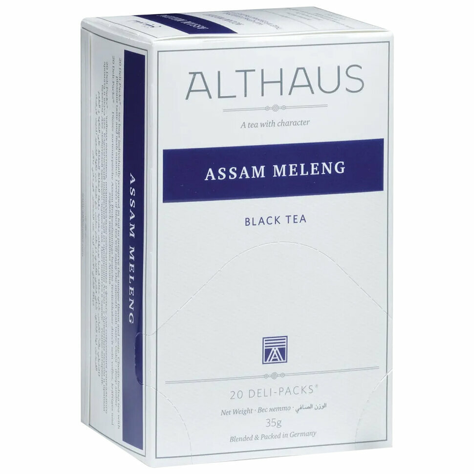 Чай ALTHAUS "Assam Meleng", германия, черный, 20 пакетиков по 1,75 г, TALTHB-DP0015, 622890 - фотография № 3