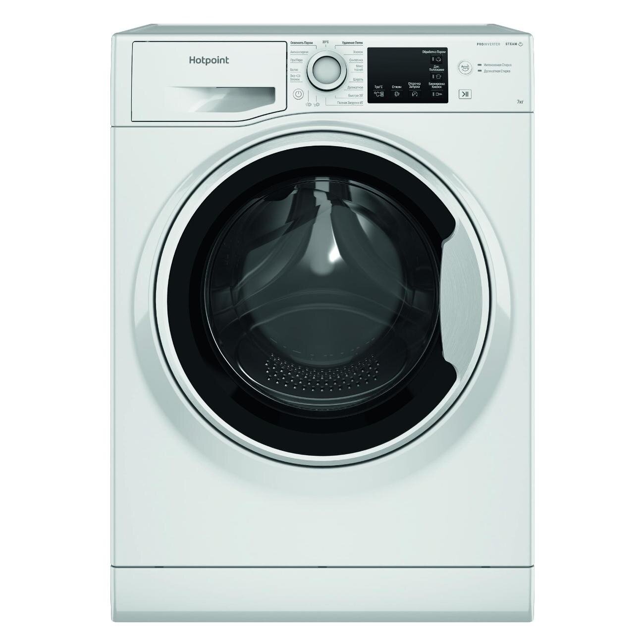 Стиральная машина узкая Hotpoint NSB 7249 W AVE RU - фотография № 1