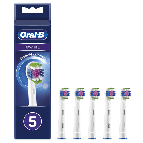 Набор насадок Oral-B EB18pRB-5 3D White CleanMaximiser, 5шт.