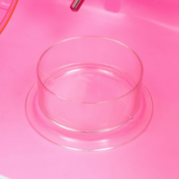 Клетка для грызунов с наполнением, 44.5 x 31 x 36.5 см, розовая - фотография № 6