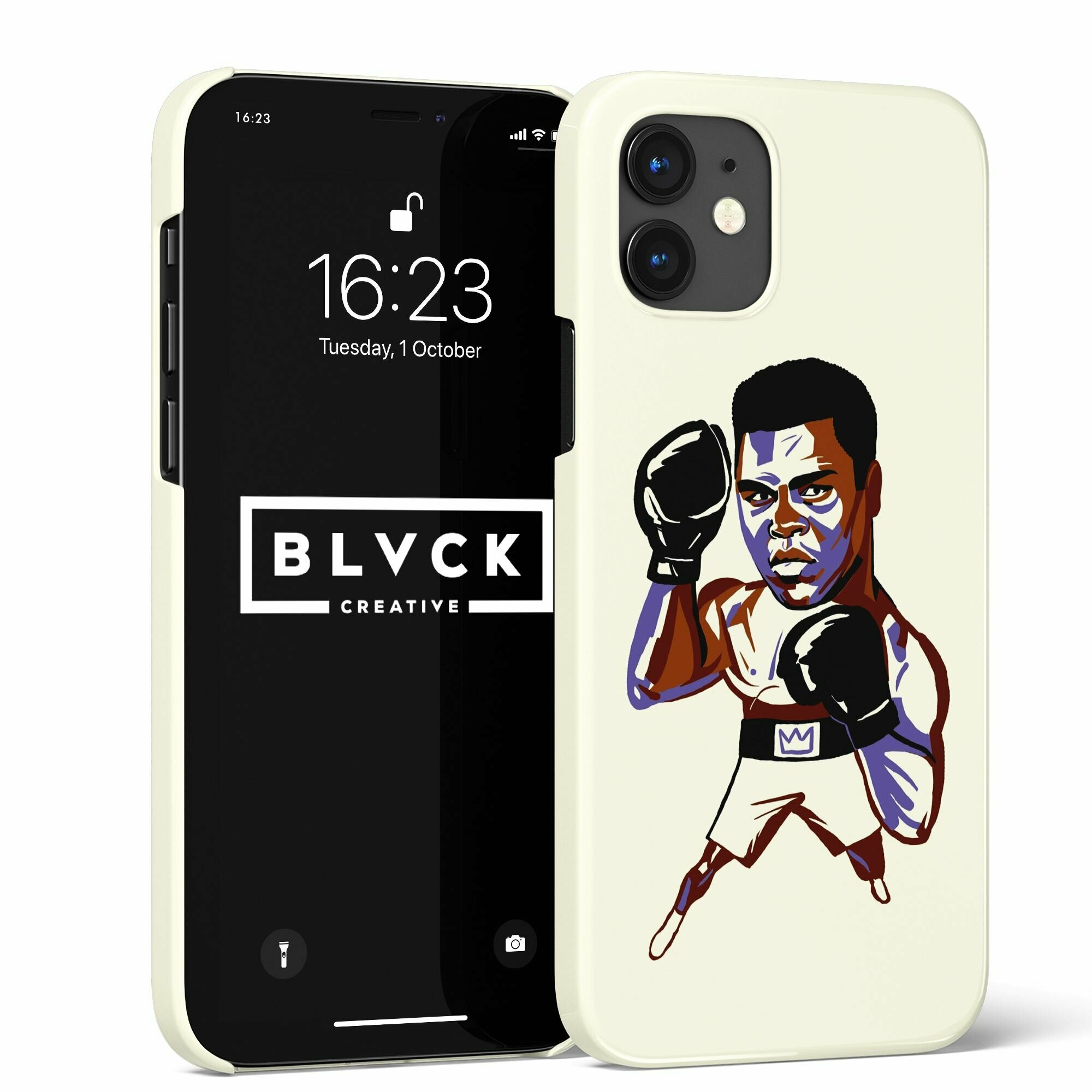 фото Чехол для IPhone 14 Pro Max с рисунком "Muhammad Ali Мухаммед Али "