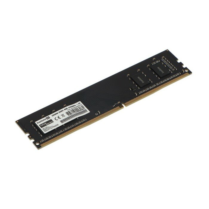 Память DDR4 ExeGate Value, 4 Гб, 2400 МГц, PC4-19200, DIMM