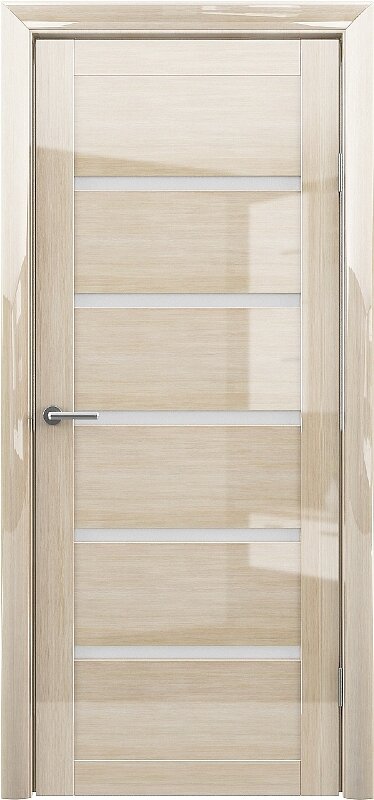 Межкомнатная дверь (комплект) Albero Вена покрытие Глянец / ПО Мокко металюкс 70х200