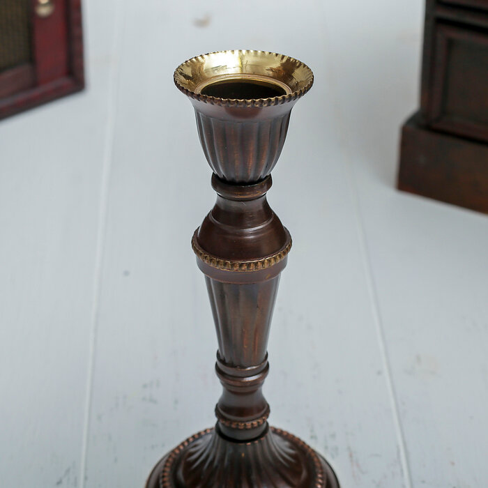 Подсвечник латунь на 1 свечу "Кали" 14х6,5х6,5 см - фотография № 2