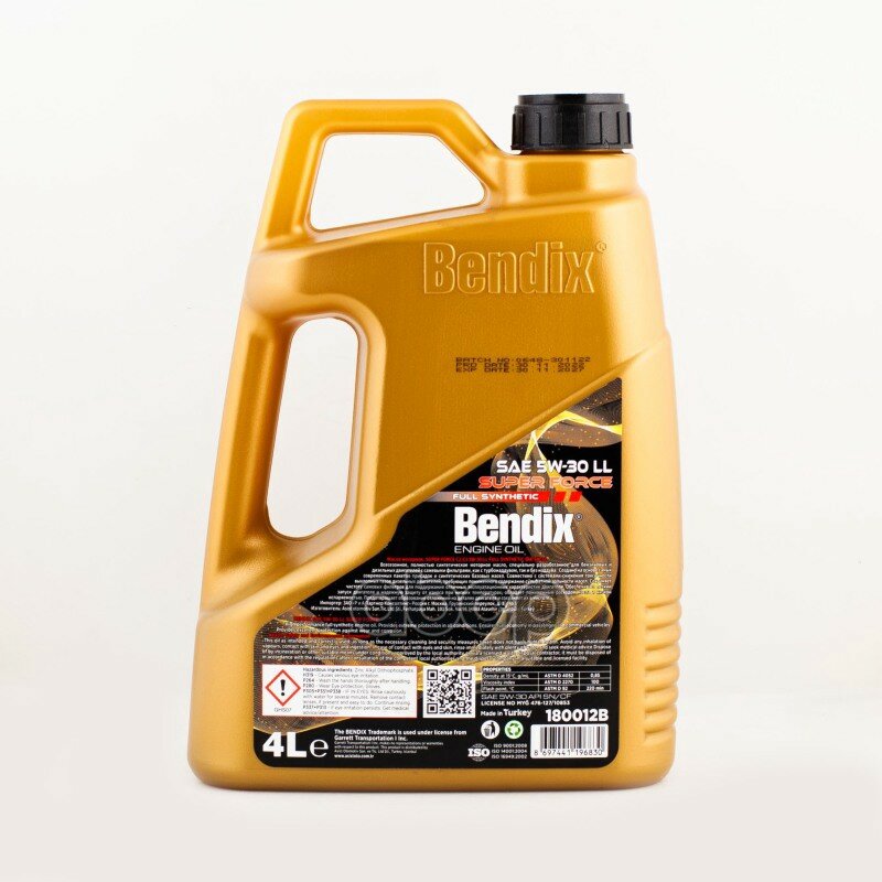 BENDIX Масло Моторное Bendix Super Force 5w-30 Синтетическое 4 Л 180012b
