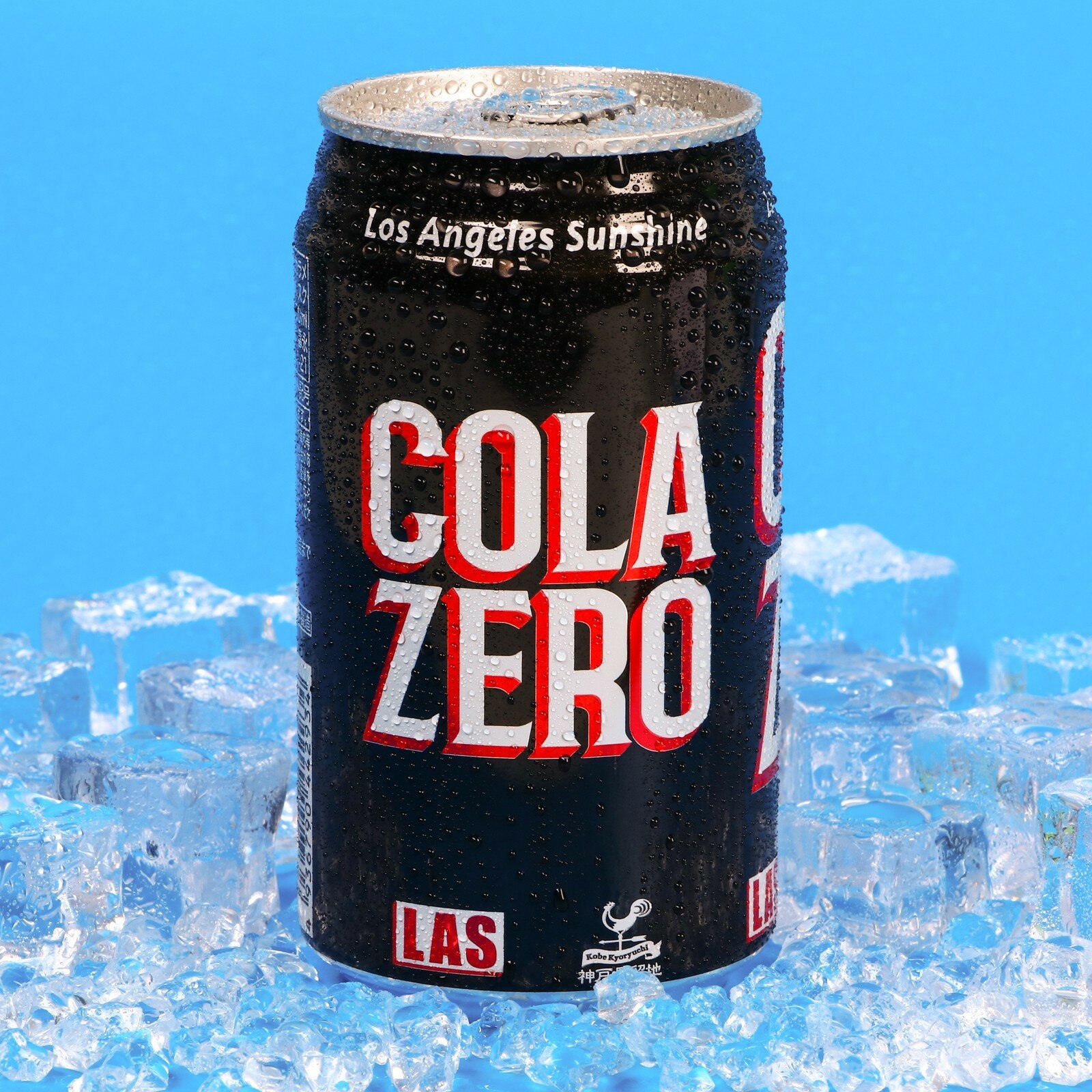 Напиток газированный без сахара Kobe Kyoryuchi LAS Cola Zero, 350 мл - фотография № 1