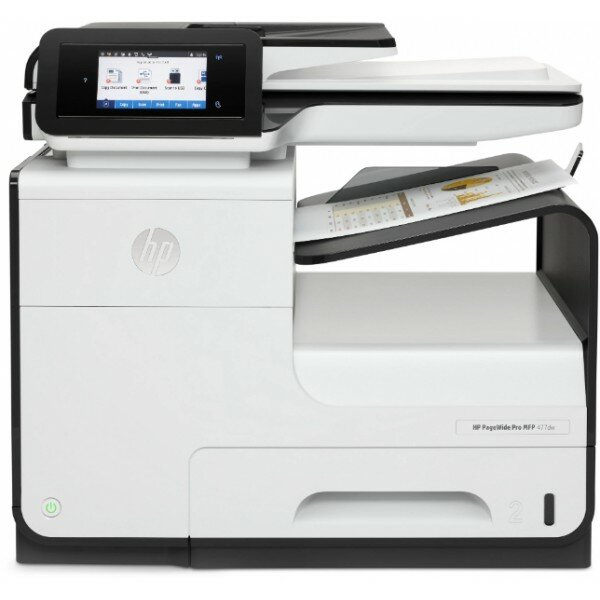  HP PageWide Pro 477dw, 4-  --- A4, 40(up to 55)ppm, 600dpi, Duplex, 2trays 50+500, 768 Mb, ADF50, USB2.0/Eth/