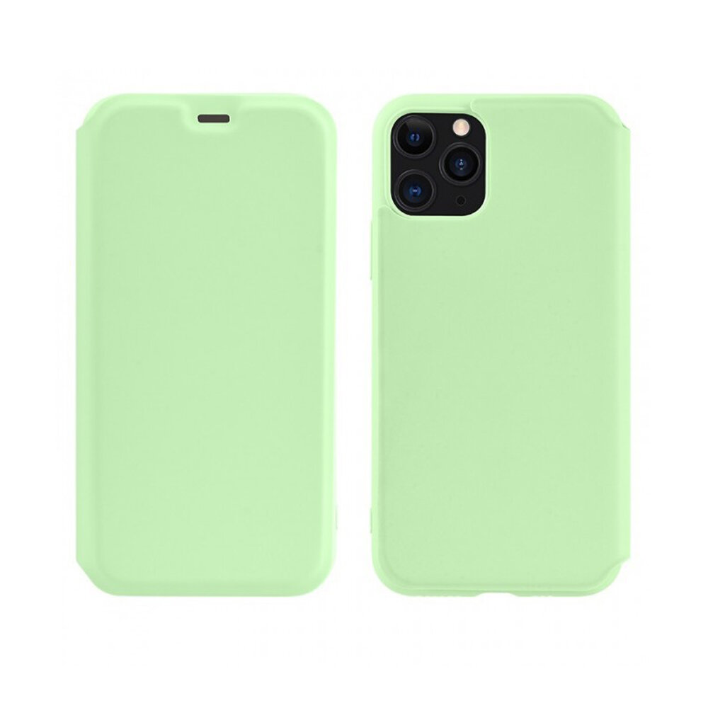 Чехол-книжка HOCO для APPLE iPhone XS MAX, Colorful Series, Lliquid silicone case, цвет: зелёный