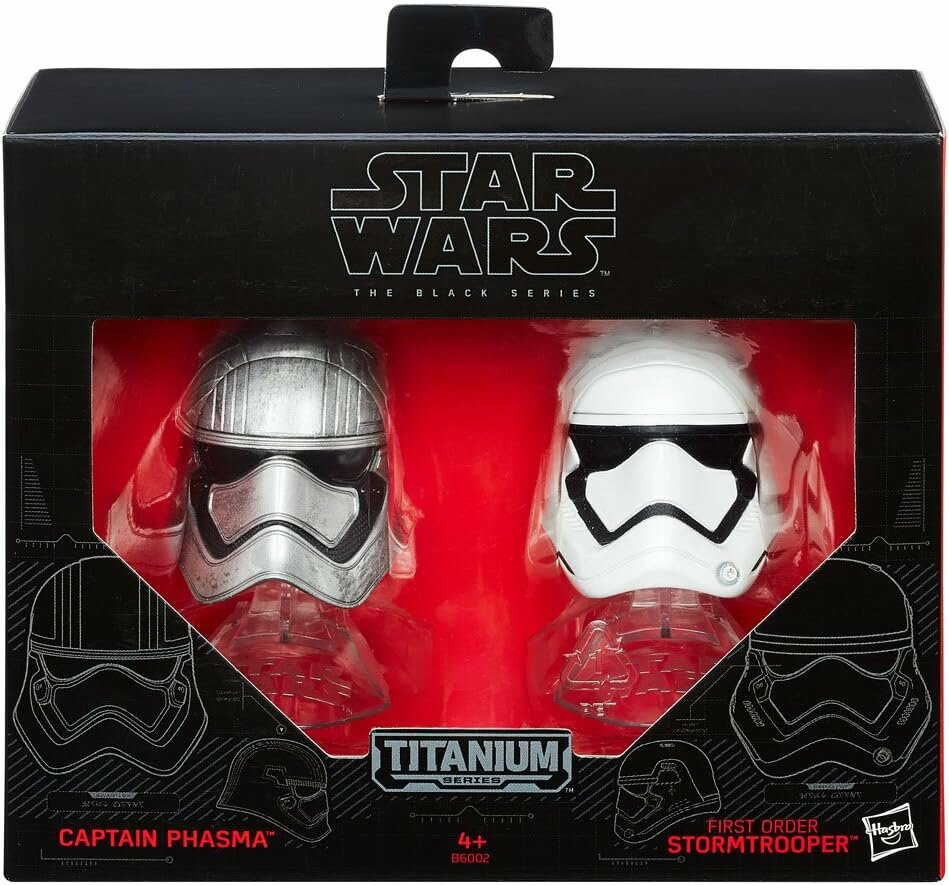 Набор фигурок Hasbro Star Wars Helmet 2 Pack Style: Captain Phasma and Stormtrooper (Хасбро Звездные войны Шлем 2 шт: Капитан Фазма и Штурмовик)