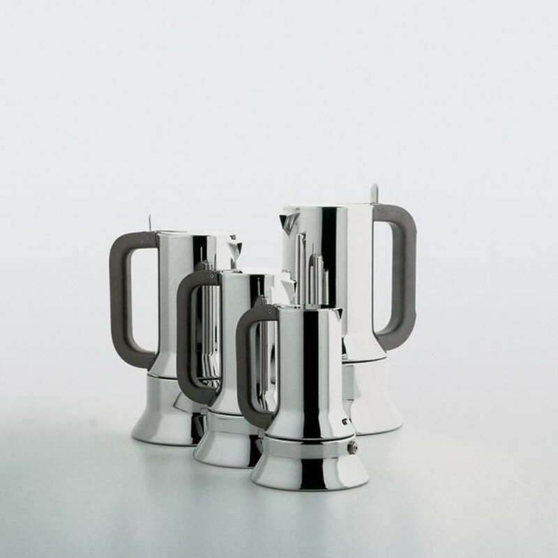 Гейзерная кофеварка Alessi Espresso 9090/3 (150 мл), металлик - фотография № 7