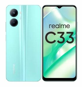 Фото Смартфон Realme C33 64Gb 4Gb синий моноблок 3G 4G 6.5