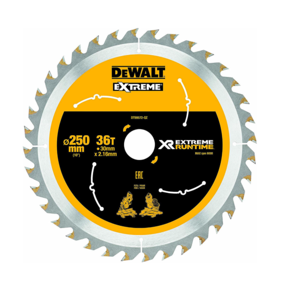 Диск для циркулярной пилы DeWalt DT99572-QZ 250 x 30 x 36T, CSB