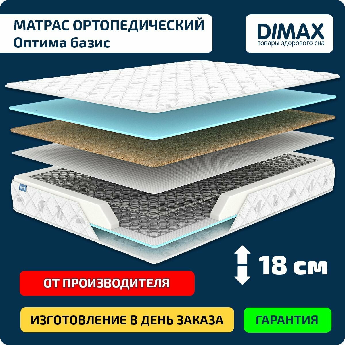 Матрас Dimax Оптима базис 70x186