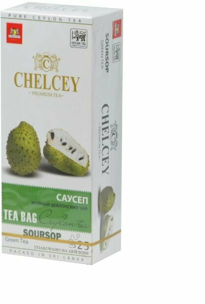 Chelcey Чай зелёный, Саусеп, 25 пакетиков, 50 г - 2 шт. - фотография № 2