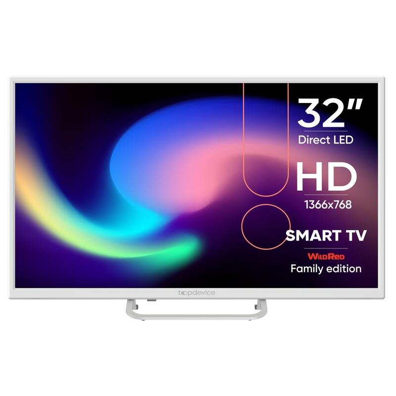 Телевизор 32'' Topdevice TDTV32BS02H_WE ,Hotel function, белый