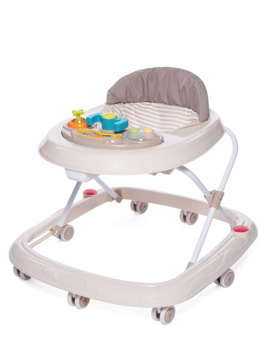 Ходунки Baby Care Corsa бежевые полосы