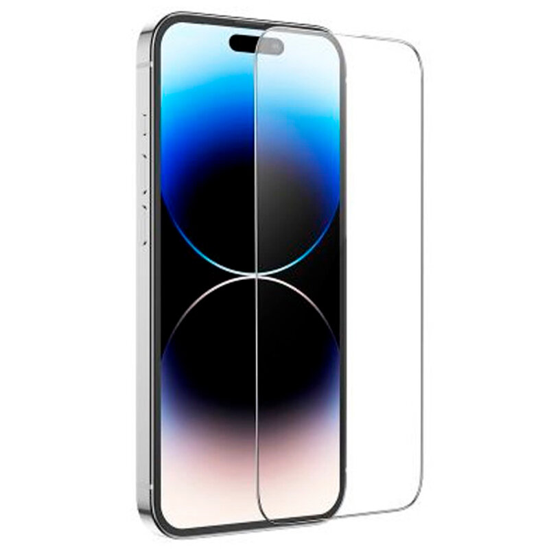 Защитное стекло для iPhone 15 Pro G16 HOCO Guardian shield series full-screen 5D large arc tempered glass черное