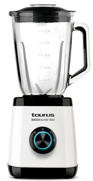 Блендер стационарный Taurus Succo Glass 1300 1300Вт белый