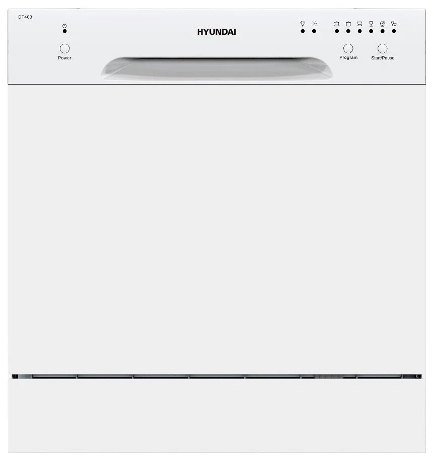 Посудомоечная машина HYUNDAI , компактная, белая - фото №1