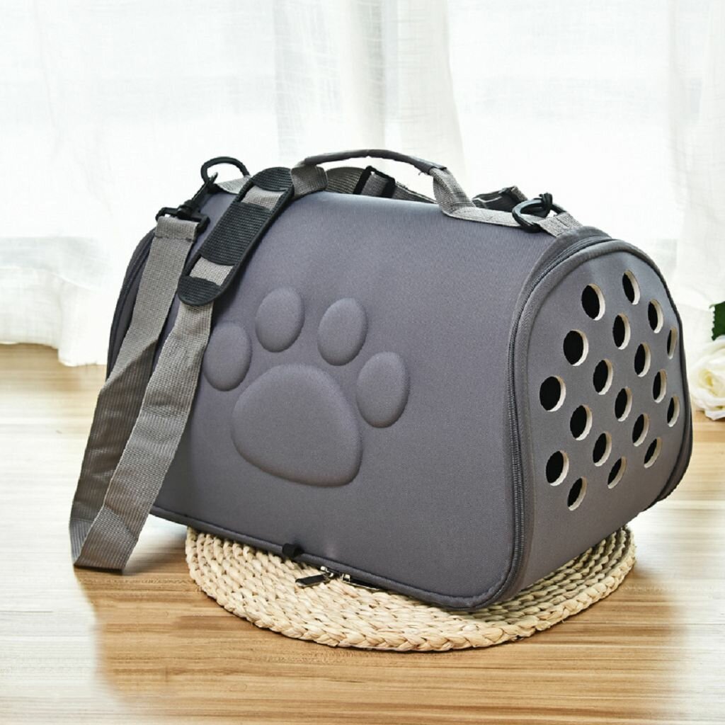 Складная сумка переноска для кошек и собак размер L (50*26*26см)