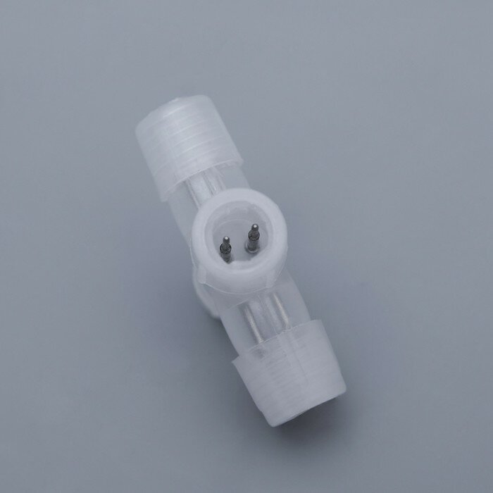 Т-образный коннектор Luazon Lighting для светового шнура 13 мм, 2-pin - фотография № 2