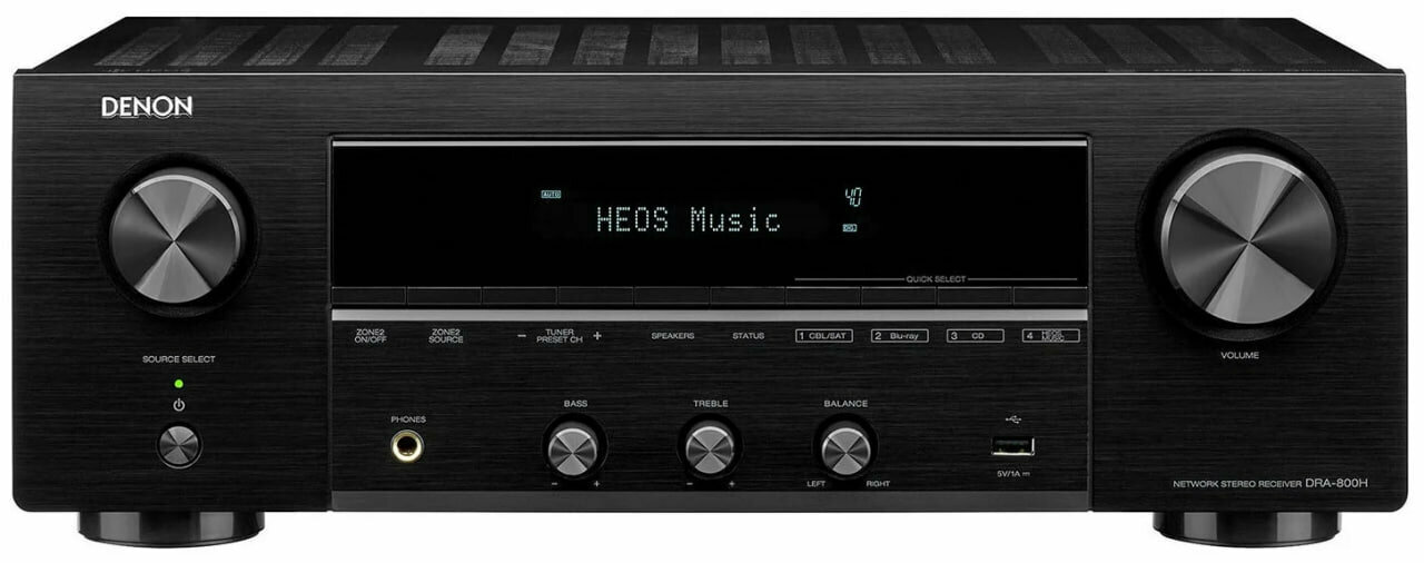 AV-  Denon DRA-800H, black