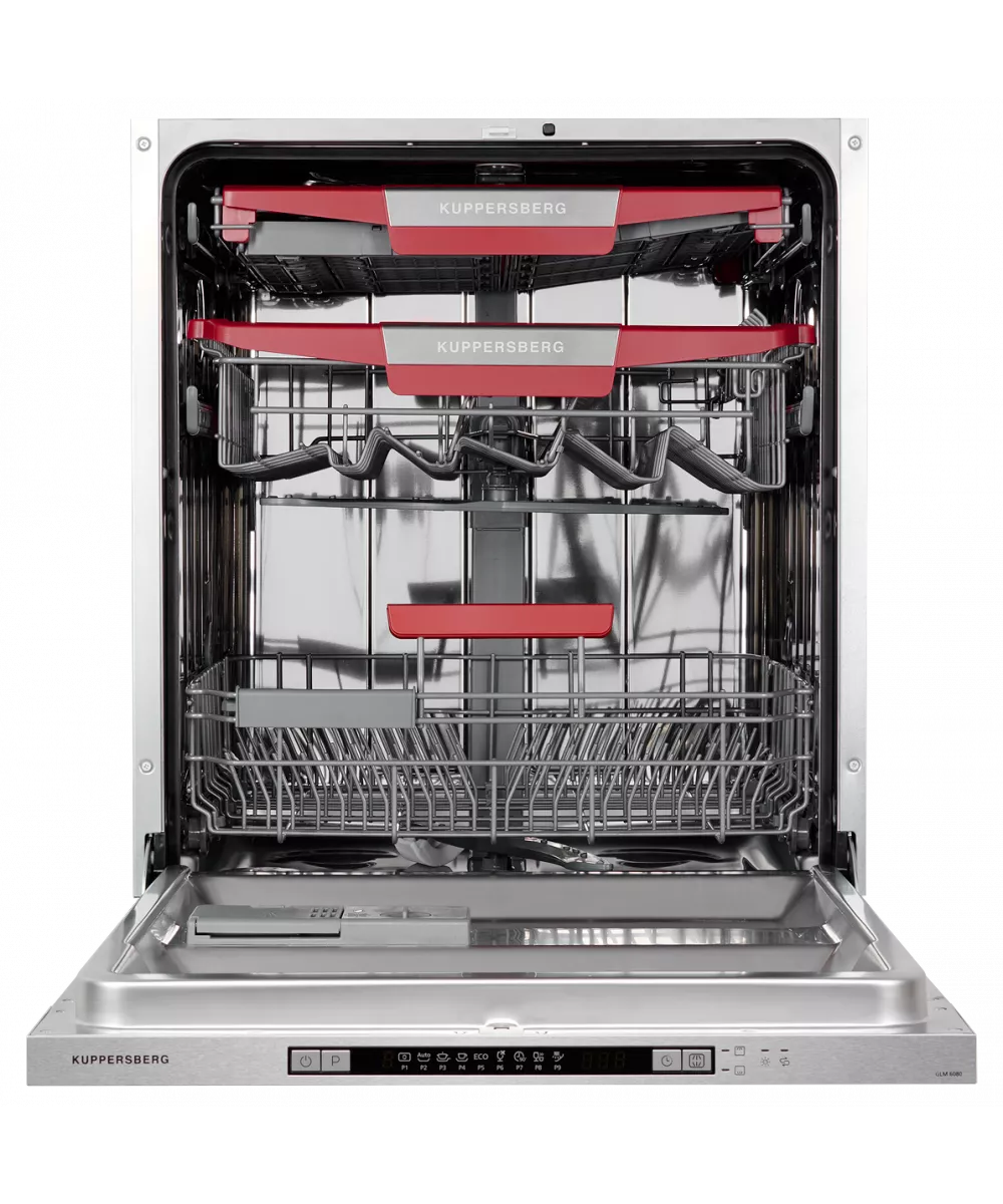 Встраиваемая посудомоечная машина Kuppersberg/ Полноразмерная, 60 см, 14 комплектов, 7 программ, внутреннее освещение, автоматическое открывание двер - фотография № 2