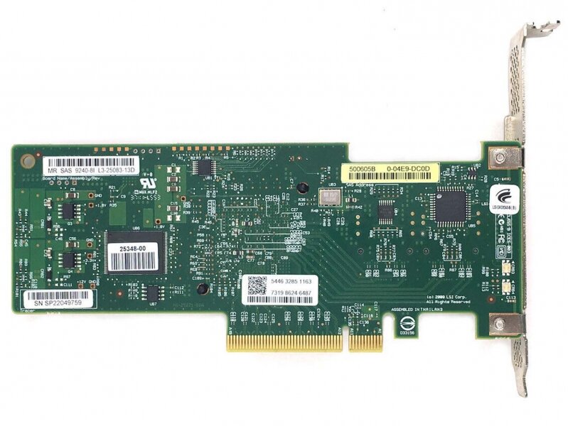 Контроллер LSI MegaRAID SAS 9240-8i PCI-E8x