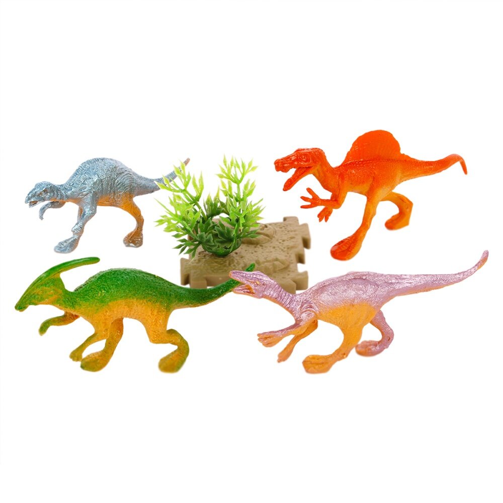 Фигурки КНР "Динозавры", с аксессуарами, в пакете, 825-8, 4 шт (2393306)