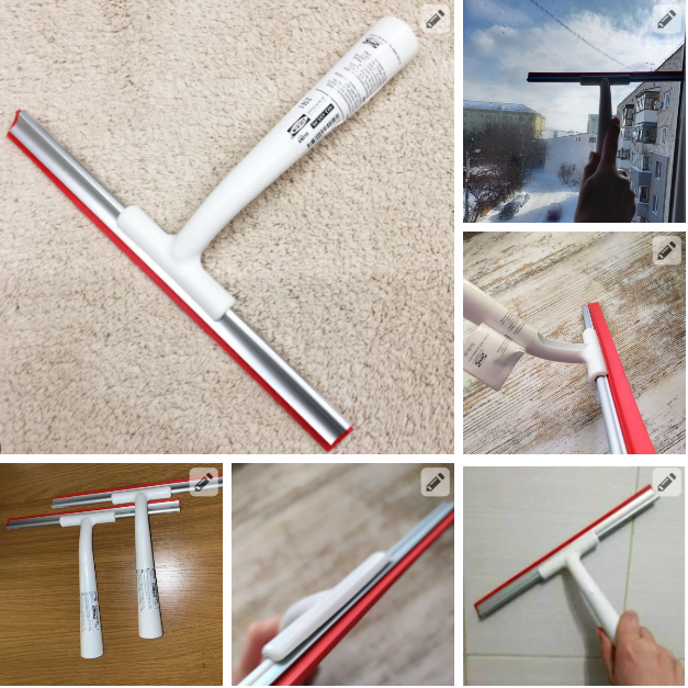 фото Икеа Скребок для стекла и зеркал.лилльнаген. У нас Только Оригинальная Икеа !