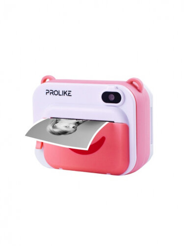 Интерактивная игрушка PROLIKE BC29P Фотоаппарат с моментальной печатью розовый