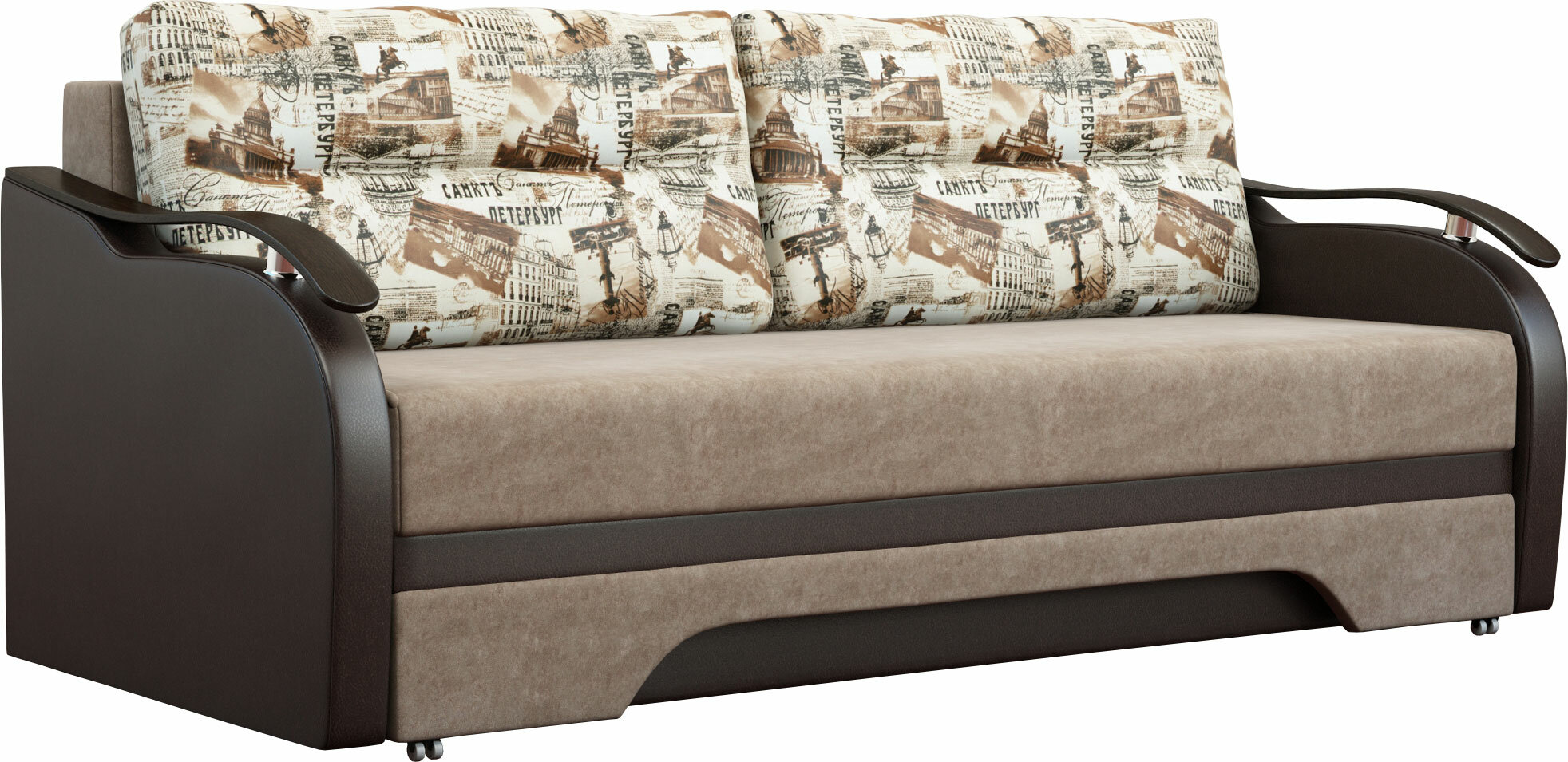 фото Диван еврокнижка МебелПром Наташа 160 ДН А23