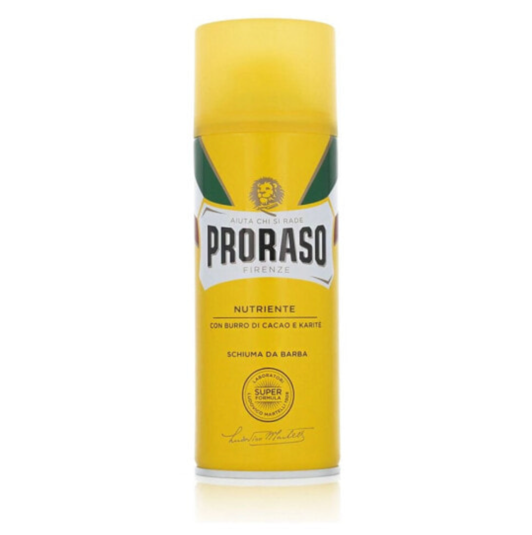 Прорасо / Proraso - Пена для бритья Schiuma de Barba Nutriente Какао и Масло Ши 400 мл