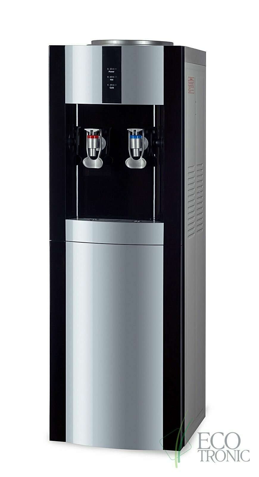 Кулер для воды "Экочип" V21-LF black-silver с холодильником - фотография № 2