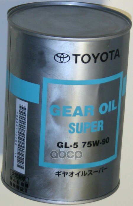 Масло Трансмиссионное Toyota Gear Oil Super 75W-90 1Л 08885-02106 TOYOTA арт. 0888502106